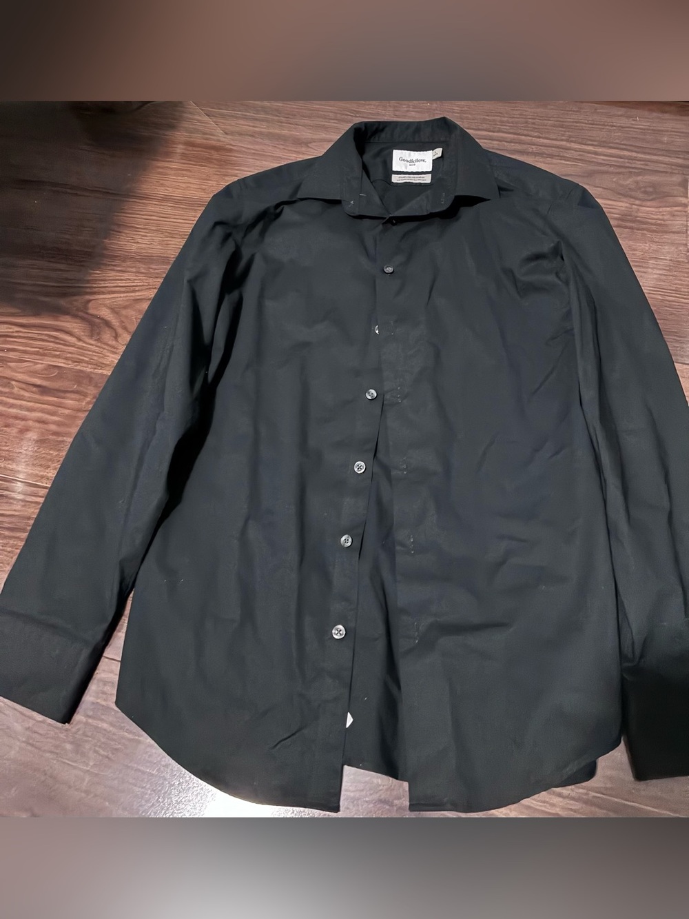 Goodfellow & Co Men’s Black Lightweight Button-Up Shirt Jacket